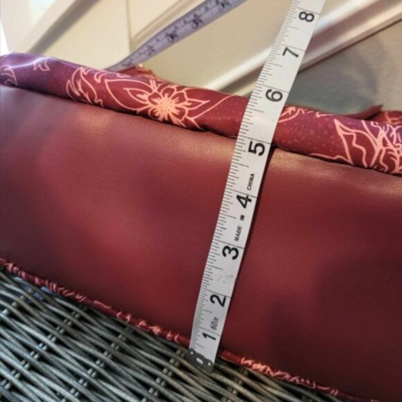 Crossbody Bag Purse Bohemian Multi-Pocket Floral - Picture 7 of 10